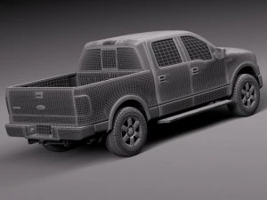 F-150 Crew Cab 2004-2007 3D Model