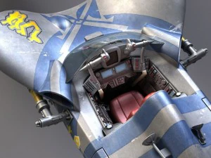 Star Wars Anakin Pod Racer 3D Model