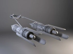 Star Wars Anakin Pod Racer 3D Model