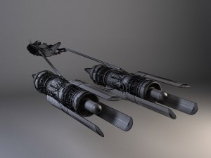 Star Wars Anakin Pod Racer 3D-Modell