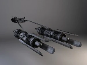 Star Wars Anakin Pod Racer 3D Model