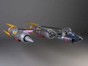 Star Wars Anakin Pod Racer 3D Model