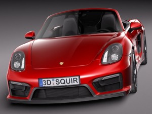 Porsche Boxster GTS 2015 3D Model