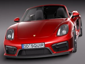 Porsche Boxster GTS 2015 3D Model