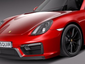 Porsche Boxster GTS 2015 3D Model