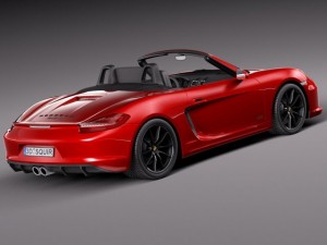 Porsche Boxster GTS 2015 3D Model