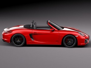 Porsche Boxster GTS 2015 3D Model