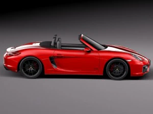 Porsche Boxster GTS 2015 3D Model