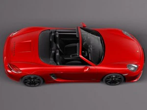 Porsche Boxster GTS 2015 3D Model