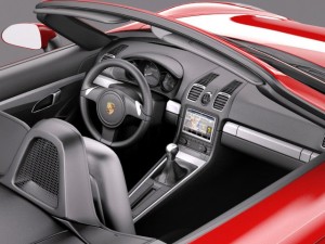 Porsche Boxster GTS 2015 3D Model