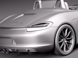 Porsche Boxster GTS 2015 3D Model