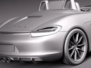 Porsche Boxster GTS 2015 3D Model