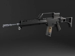 Karabin szturmowy Heckler Koch G36 Model 3D