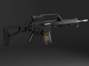 Heckler Koch G36 Assault Rifle Modello 3D