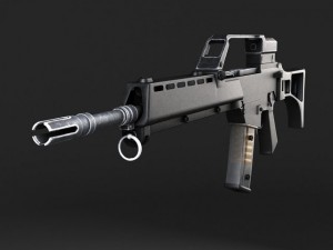 Heckler Koch G36 Assault Rifle Modello 3D
