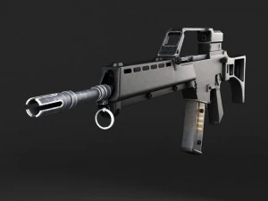 Heckler Koch G36 Assault Rifle 3D Model