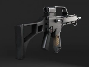Heckler Koch G36 Assault Rifle 3D Model