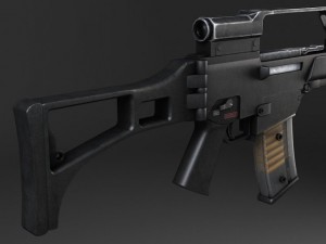 Heckler Koch G36 Assault Rifle Modello 3D
