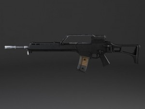 Heckler Koch G36 Assault Rifle Modello 3D