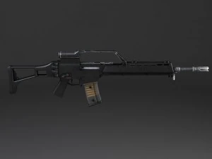 Heckler Koch G36 Assault Rifle 3D Model
