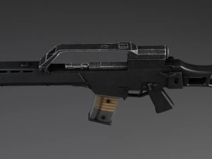 Heckler Koch G36 Assault Rifle 3D Model