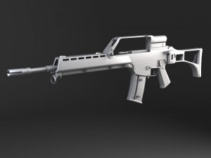 Heckler Koch G36 Assault Rifle Modello 3D