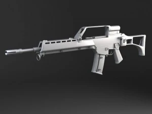 Heckler Koch G36 Assault Rifle 3D Model