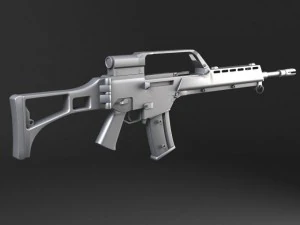 Heckler Koch G36 Assault Rifle 3D Model