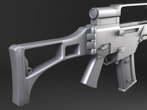 Heckler Koch G36 Assault Rifle Modello 3D