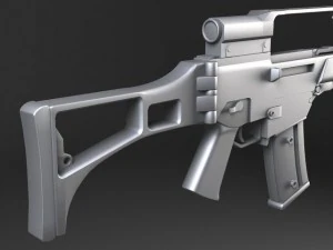 Heckler Koch G36 Assault Rifle 3D Model