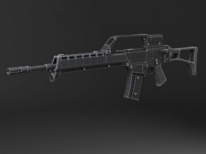 Heckler Koch G36 Assault Rifle Modello 3D