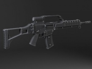 Heckler Koch G36 Assault Rifle Modello 3D