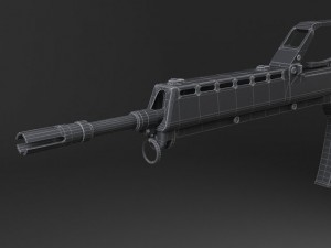 Heckler Koch G36 Assault Rifle Modello 3D