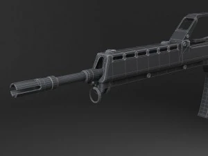 Heckler Koch G36 Assault Rifle 3D Model