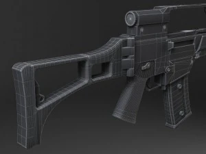 Heckler Koch G36 Assault Rifle 3D Model