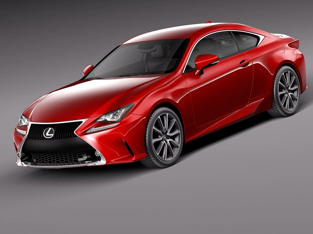 Lexus RC 2015 Modelo 3D .c4d .max .obj .3ds .fbx .stl .blend 