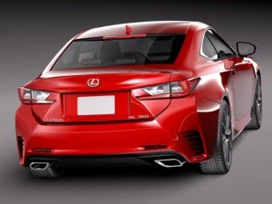 Lexus RC 2015 Modelo 3D