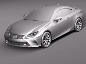 Lexus RC 2015 Modelo 3D