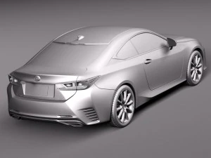 Lexus RC 2015 Modelo 3D