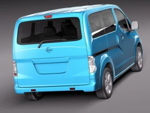 Nissan E-NV200 2015 3D Model
