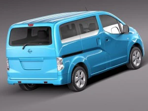 Nissan E-NV200 2015 3D Model