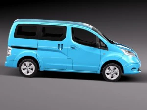 Nissan E-NV200 2015 3D Model