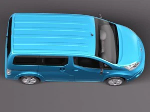 Nissan E-NV200 2015 3D Model