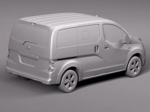 Nissan E-NV200 2015 3D Model