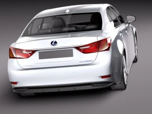 Lexus GS 300H 2014 3D Model
