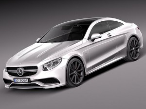 Mercedes-Benz S63 AMG Coupe 2015 3D मॉडल