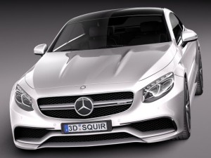 Mercedes-Benz S63 AMG Coupe 2015 3D 模型