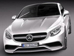 Mercedes-Benz S63 AMG Coupe 2015 3D Model