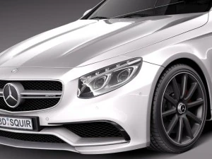 Mercedes-Benz S63 AMG Coupe 2015 3D Model