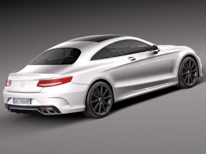Mercedes-Benz S63 AMG Coupe 2015 3D 模型